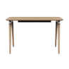 Tapered Bamboo Leg Fixed Height Desk